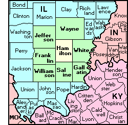 Surrounding Counties Map